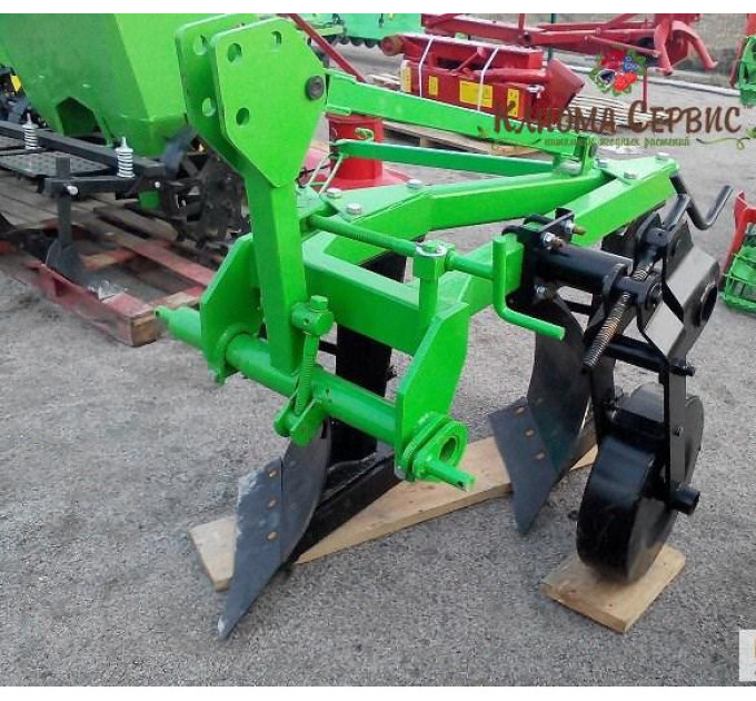 Навесной плуг 2×30 (60 см)