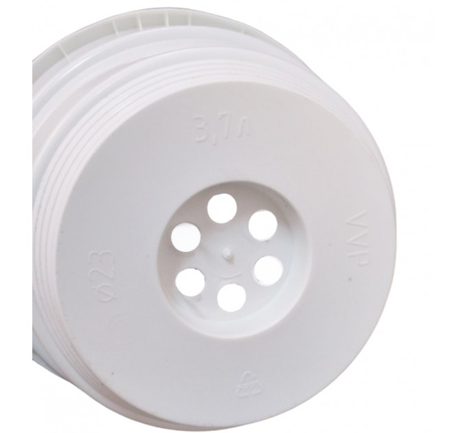 Горшок подвесной 3,7 л с крючком (22*14) белый Украина