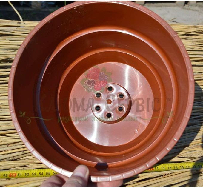 Горшок Kloda подвесной 2,5л с крючком (20*12,5) теракот