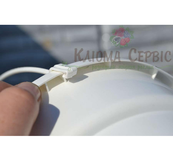 Горшок Kloda подвесной 2,5л с крючком (20*12,5) белый