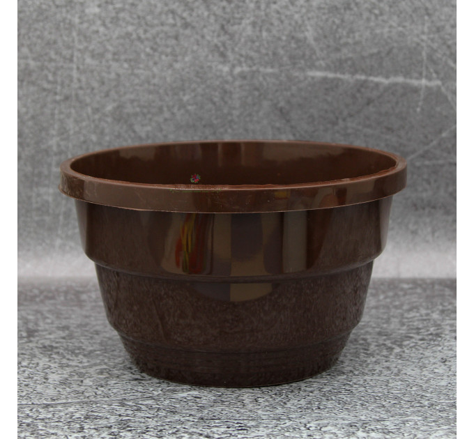 Подвесной горшок с крючком LotPlast 3.7 л d23 венге