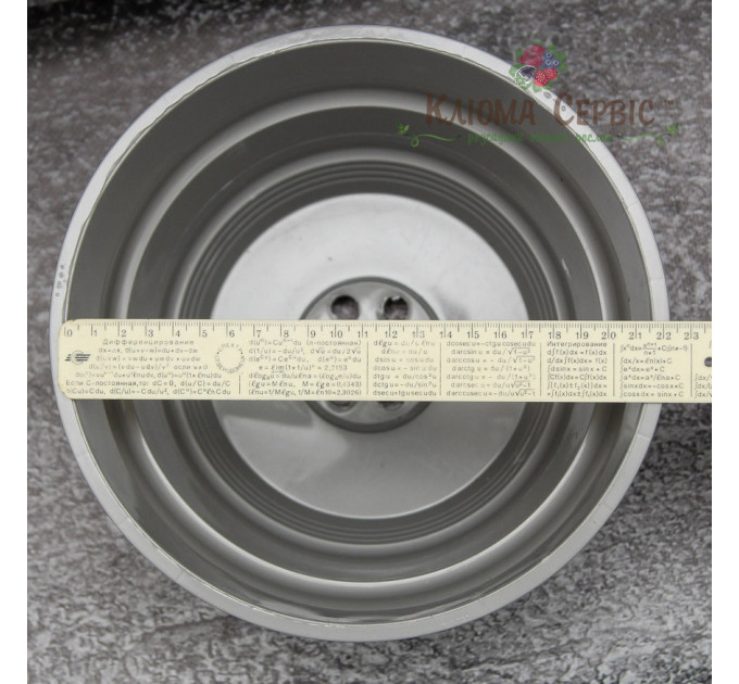 Подвесной горшок с крючком LotPlast 3.7 л d23 металлик