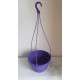 Подвесной горшок с крючком LotPlast 3.7 л d23 фиолетовый