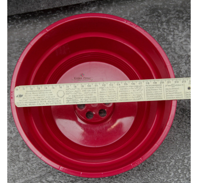 Подвесной горшок с крючком LotPlast 3.7 л d23 розовый