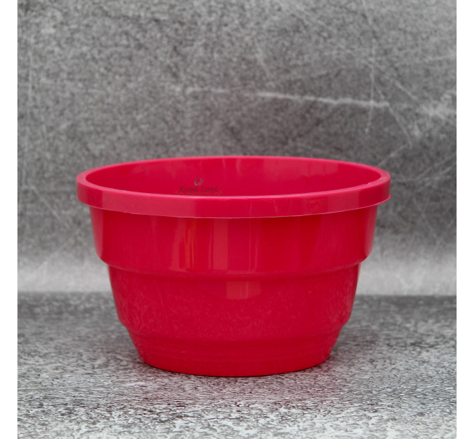 Подвесной горшок с крючком LotPlast 3.7 л d23 розовый