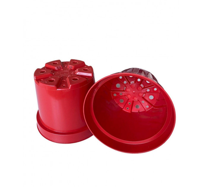 Горщик для квітів LotPlast 2 л d16 червоний