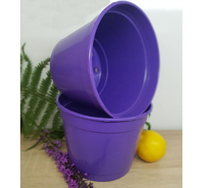 Горщик для квітів LotPlast 2 л d16 фіолетовий