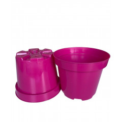 Горшок для цветов LotPlast 2 л d16 розовый