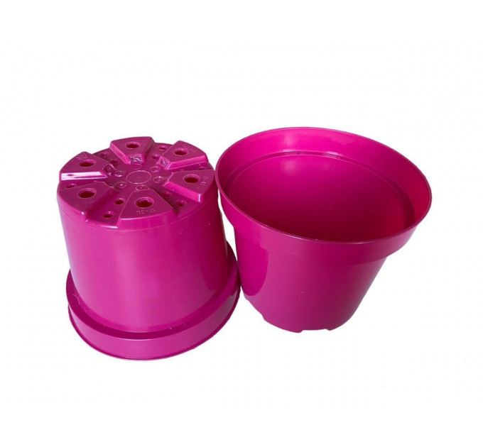 Горшок для цветов LotPlast 2 л d16 розовый