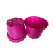 Горшок для цветов LotPlast 2 л d16 розовый