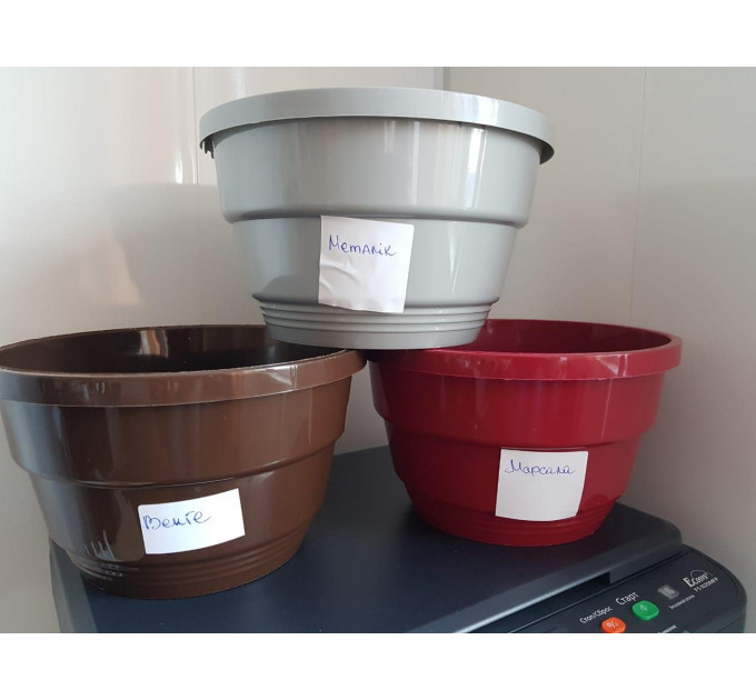 Подвесной горшок с крючком LotPlast 3.7 л d23 терракот