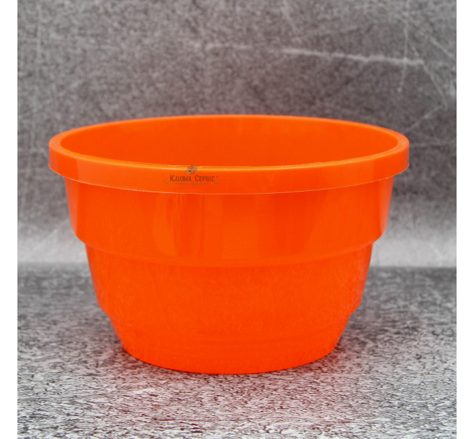 Подвесной горшок с крючком LotPlast 3.7 л d23 оранжевый
