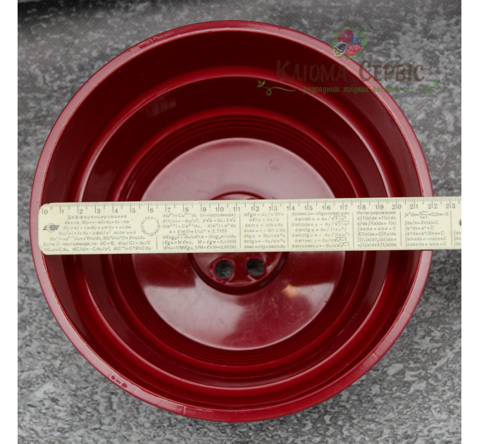 Підвісний горщик з гачком LotPlast 3.7 л d23 марсаловий