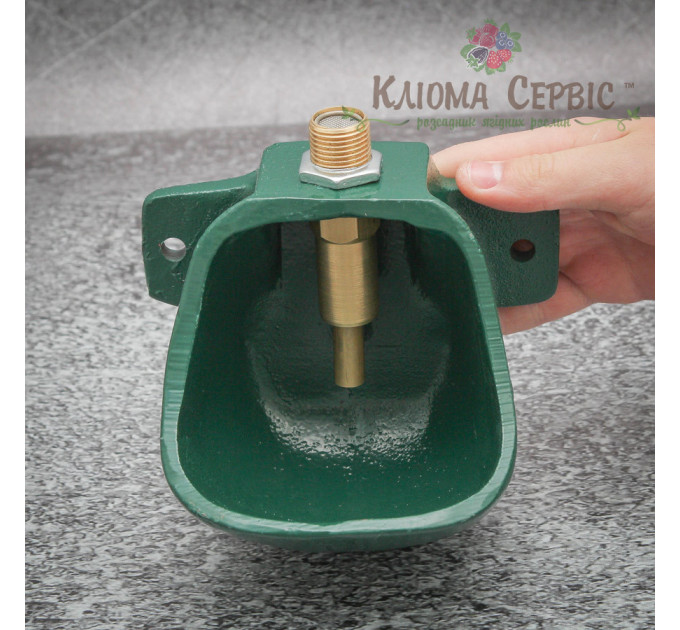 Чугунная поилка для поросят (Ш:10.5, Г:9.5 см)