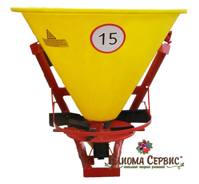 Разбрасыватель минеральных удобрений (пластик) JAR-MET 500 кг