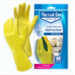 Перчатки хозяйственные, размер M