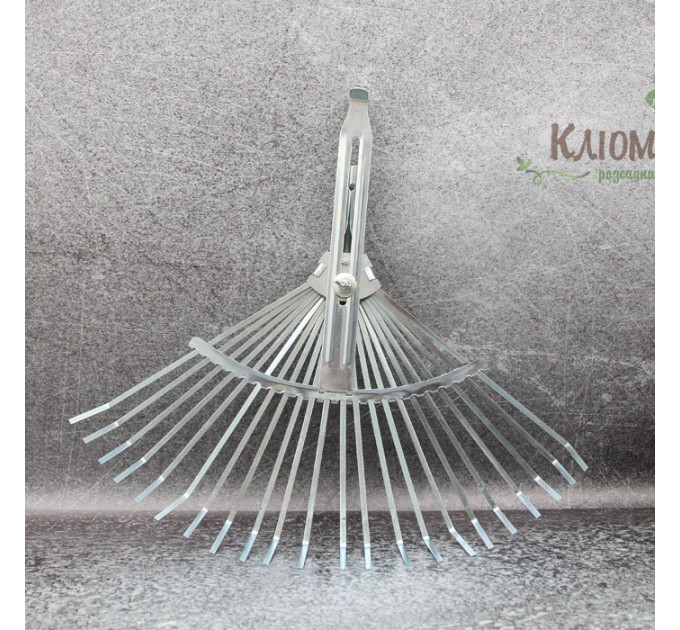 Грабли веерные раздвижные, оцинкованые