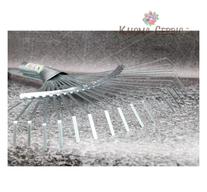 Грабли веерные раздвижные, оцинкованые