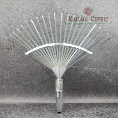 Грабли веерные раздвижные, оцинкованые