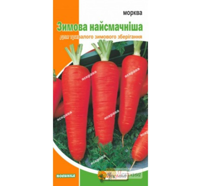 Насіння моркви "Зимова смачна", 3 г