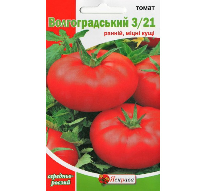 Насіння томату Волгоградський Ранній 321 червоний 0,2 гр