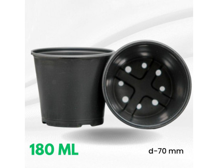 Стакани для розсади та квітів 180 мл d-7.5 см (м'які) Стакани для розсади та квітів 180 мл d-7.5 см (м'які)