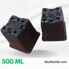 Стаканчики для рассады 500 мл h-10 см (мягкие) с перфорацией