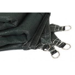 Тканевый тент «Парус» треугольный 3х3х3 зелёный