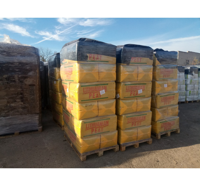 Верховий торф pH 3.5-4.5 0-40 мм 250 л, Литва