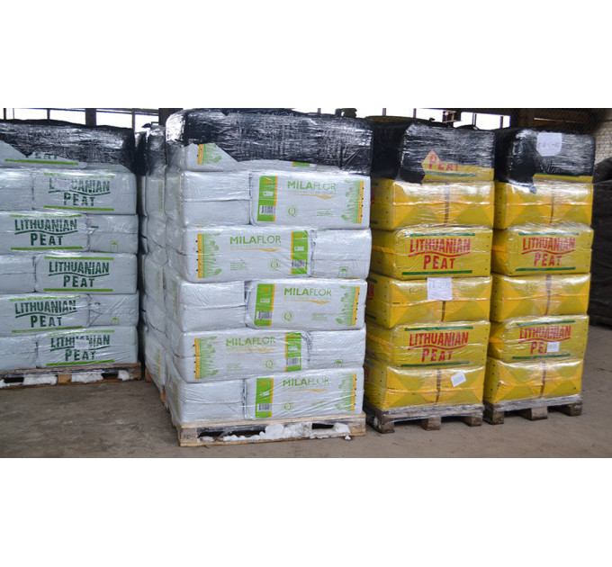 Верховий торф pH 3.5-4.5 0-40 мм 250 л, Литва