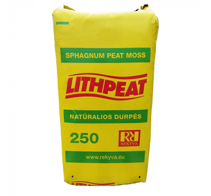 Верховой торф "Lith Peat" 3.5-4.5 pH 0-7 мм 250 л, Rėkyva