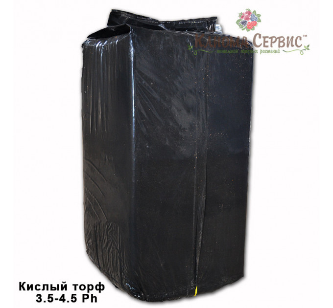 Торф белорусский верховой в пакетах 250л, фр.0-20 кислый (ph 3.2 - 4.3)