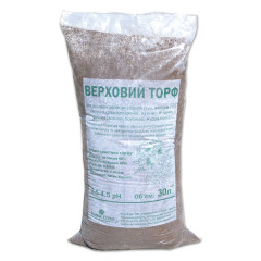 Кислый верховой торф 3.5-4.5 pH 30 л, Клиома Сервис