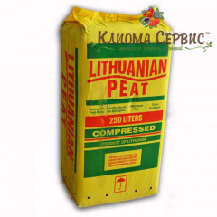 Верховой торф "Lithuanian Peat" 3.5-4.5 pH 0-5 мм 250 л, Rėkyva