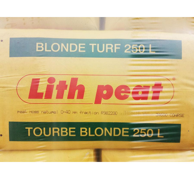 Верховой торф "Lith Peat" 3.5-4.5 pH 0-40 мм 250 л, Rėkyva