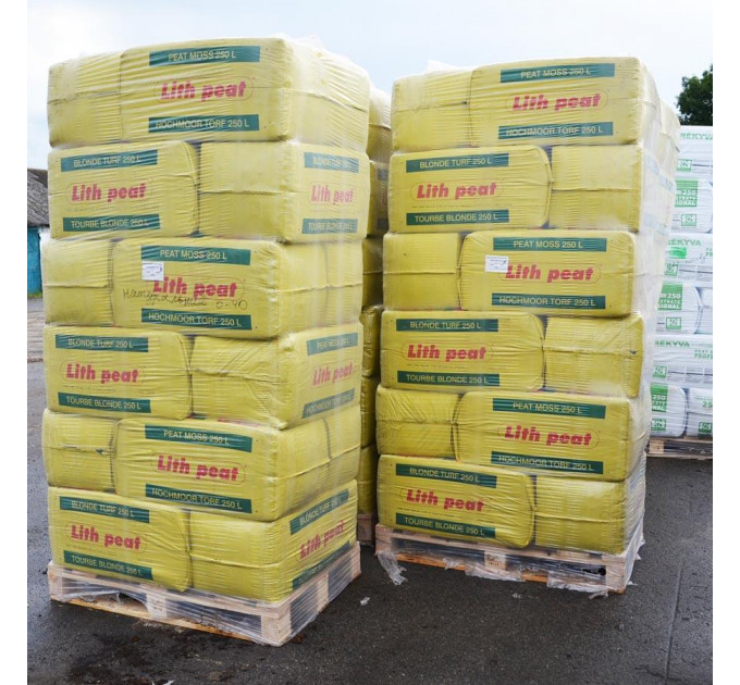 Верховой торф "Lith Peat" 3.5-4.5 pH 0-40 мм 250 л, Rėkyva