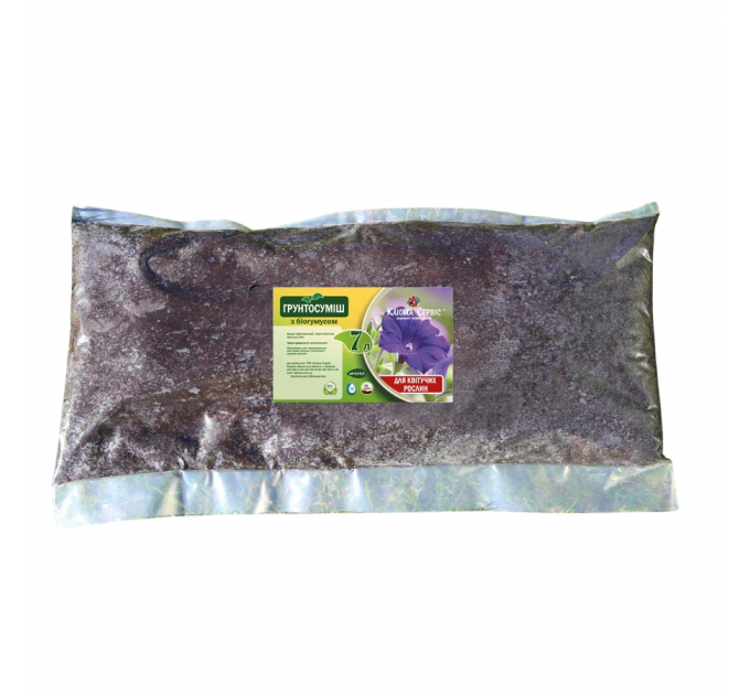 Торфяной субстрат для цветущих растений, 7 л Клиома Сервис