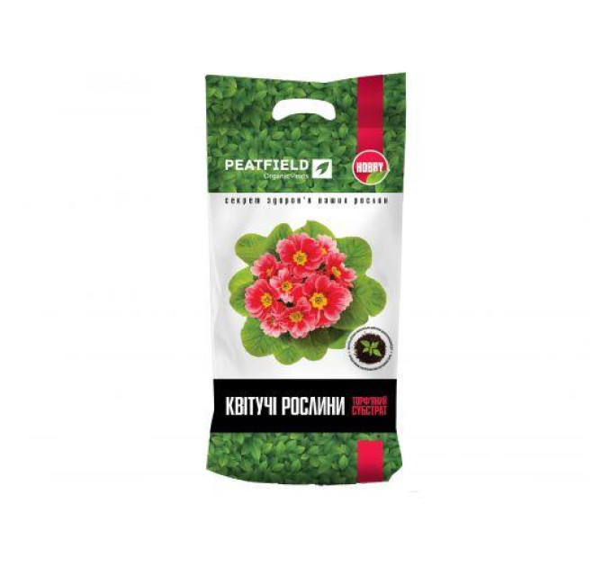 Торфяной субстрат «Для цветущих растений» 6 л, PEATFIELD
