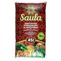 Торфяной субстрат для овощей SAULA Remix 4 pH 5.5-6.5, 45 л