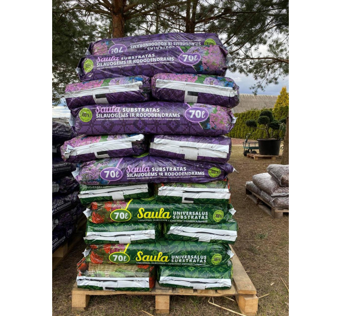 Субстрат универсальный SAULA ph 5.5-6.5 фр. 0-20 мм 70 л