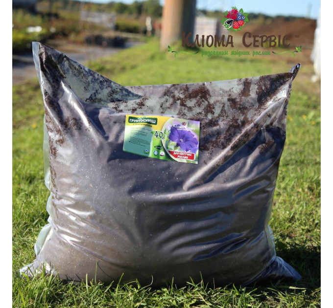 Торфяной субстрат для цветущих растений, 20 л Клиома Сервис