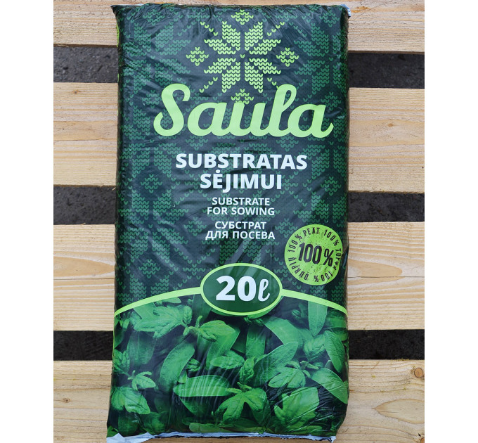 Торфяной субстрат для посева SAULA Remix 4 pH 5.5-6.5, 20 л