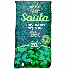 Торфяной субстрат для посева SAULA Remix 4 pH 5.5-6.5, 20 л