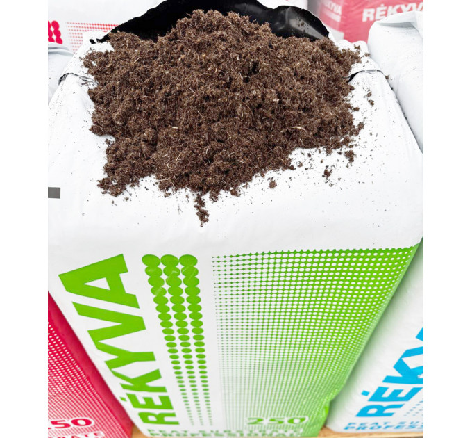 Торфяной субстрат для посева рассады Remix 1 pH 5.5-6.5 0-7 мм 250 л, Rekyva