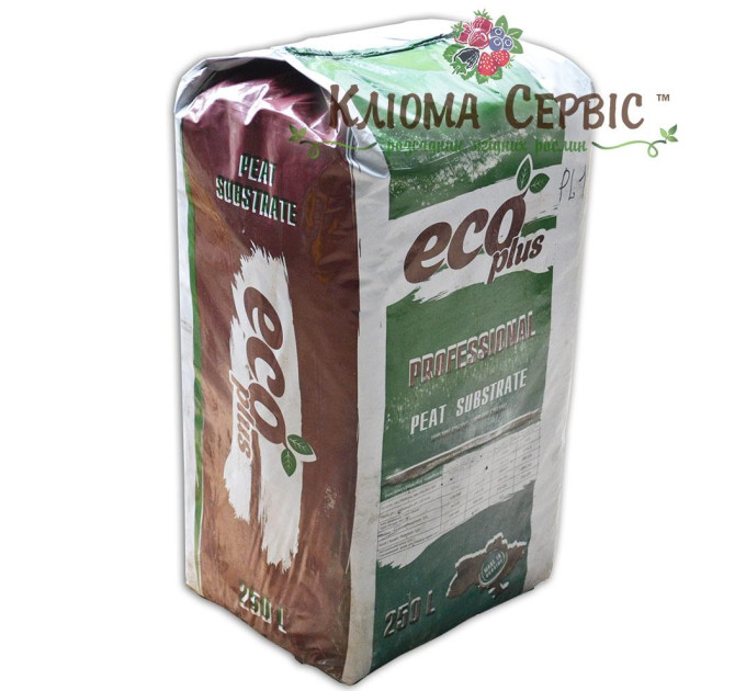 Торфяной субстрат ECO PLUS PL-1, 250 л