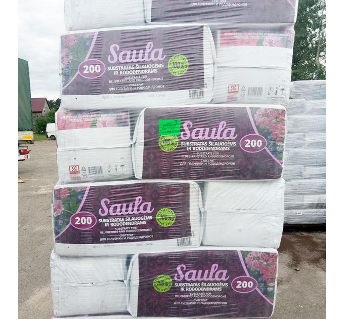 Торфяной субстрат для голубики и рододендронов SAULA, 200 л
