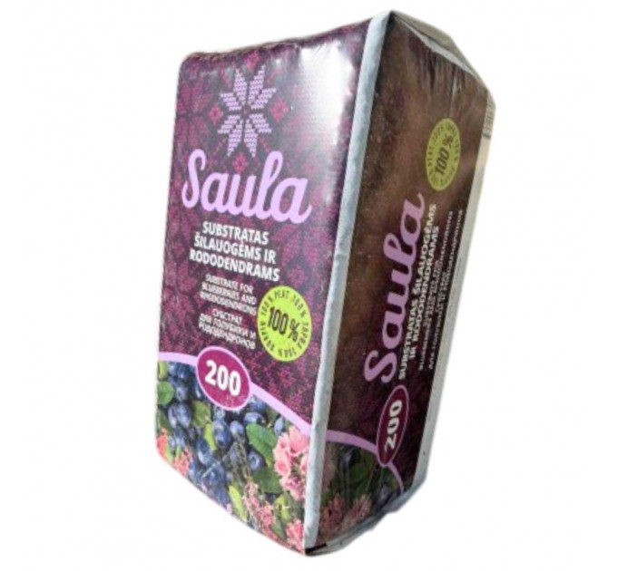 Торфяной субстрат для голубики и рододендронов SAULA, 200 л