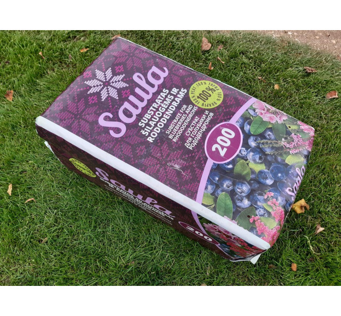 Торфяной субстрат для голубики и рододендронов SAULA, 200 л