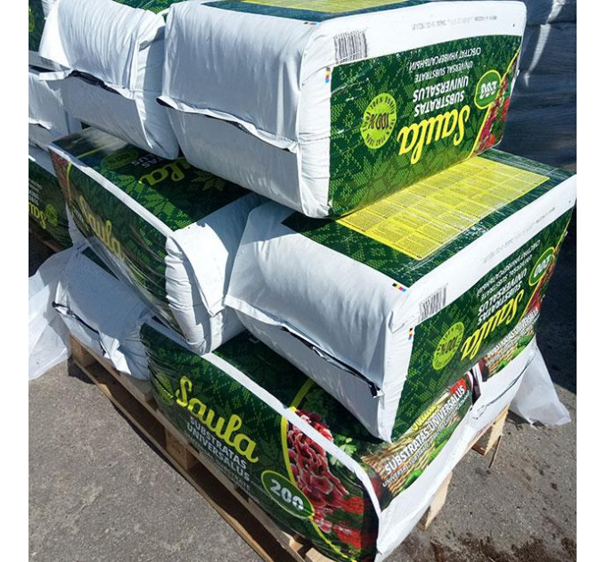 Торф'яний субстрат універсальний SAULA pH 5.5-6.5 0-20 мм, 200 л