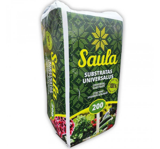 Торф'яний субстрат універсальний SAULA pH 5.5-6.5 0-20 мм, 200 л